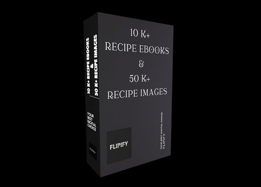 10 K+ Recipe eBooks & 50 K+ Recipe Images